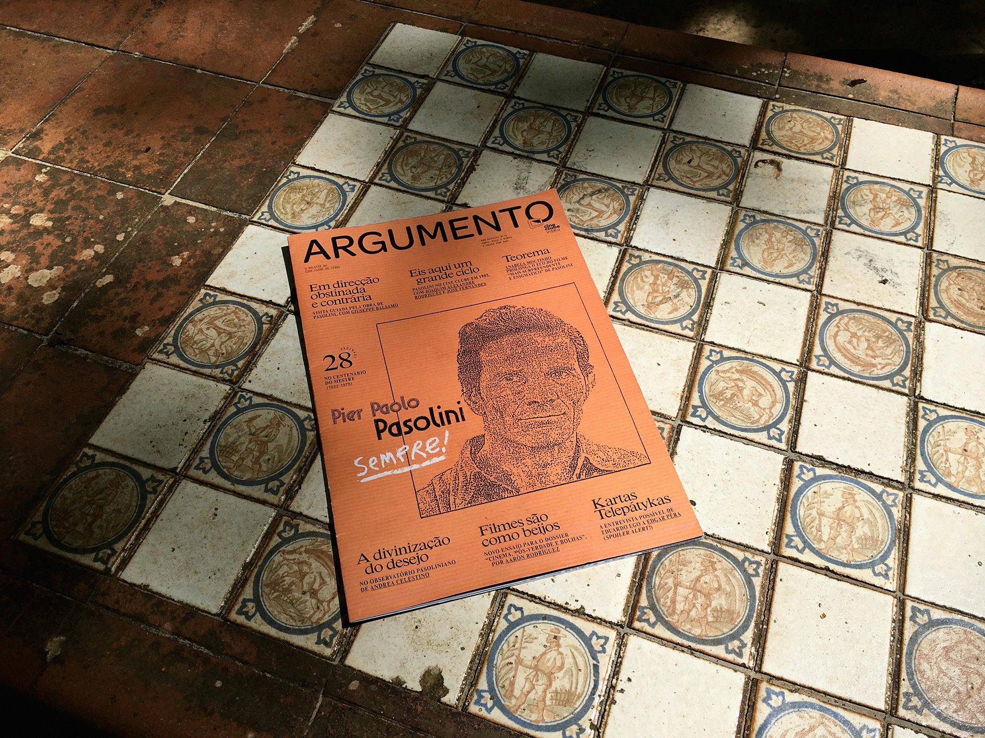 Argumento 172 (Especial Pasolini): capa